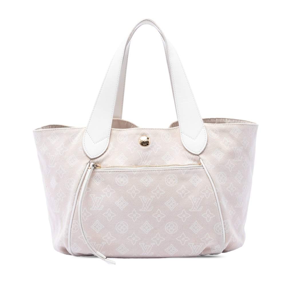 Louis Vuitton Sable Cabas Ipanema PM Beige Very good - Front View