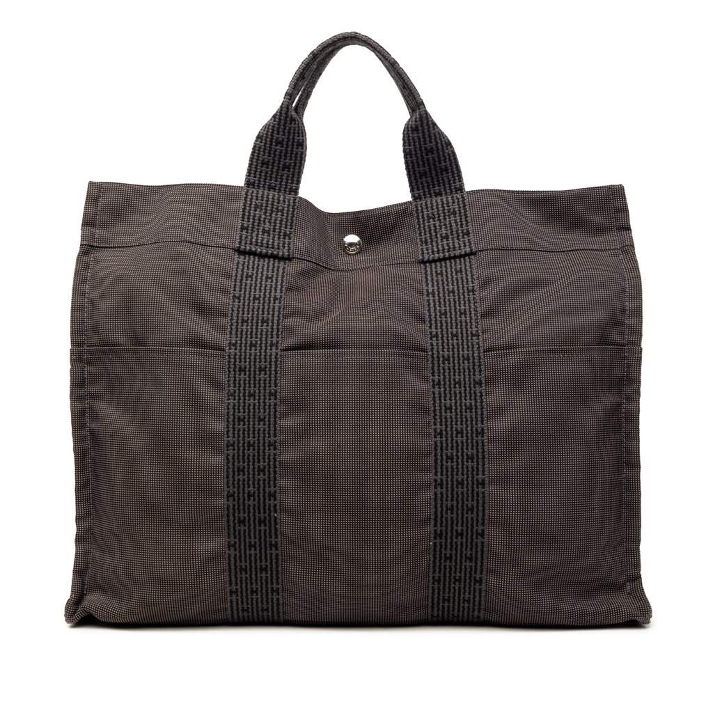 Hermès Canvas Herline MM Brown Very good condition - Front View
