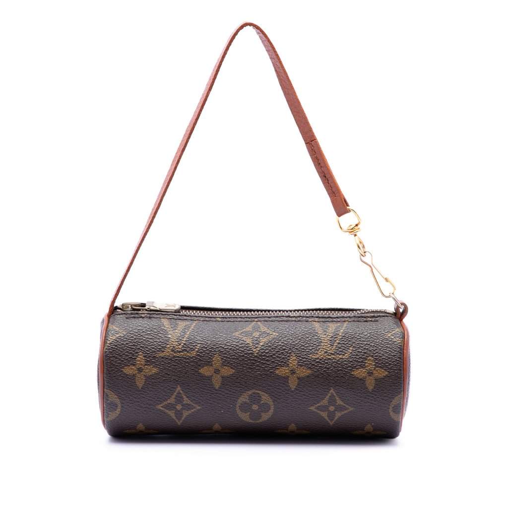 Louis Vuitton Monogram Papillon Pochette Brown Very good - Front View