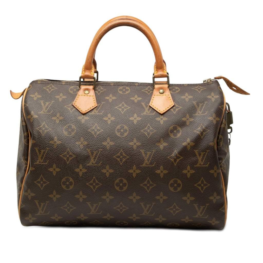 Louis Vuitton Monogram Speedy 30 Brown Very good condition - Front View