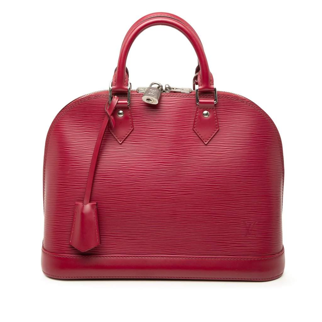 Louis Vuitton Epi Alma PM Red Leather Very good - Front View