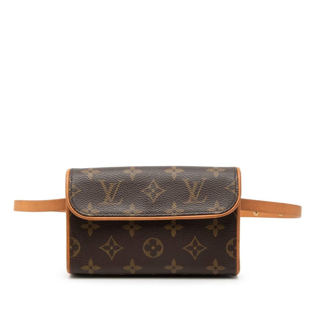 Louis Vuitton Monogram Pochette Florentine Brown Very good condition - Front View