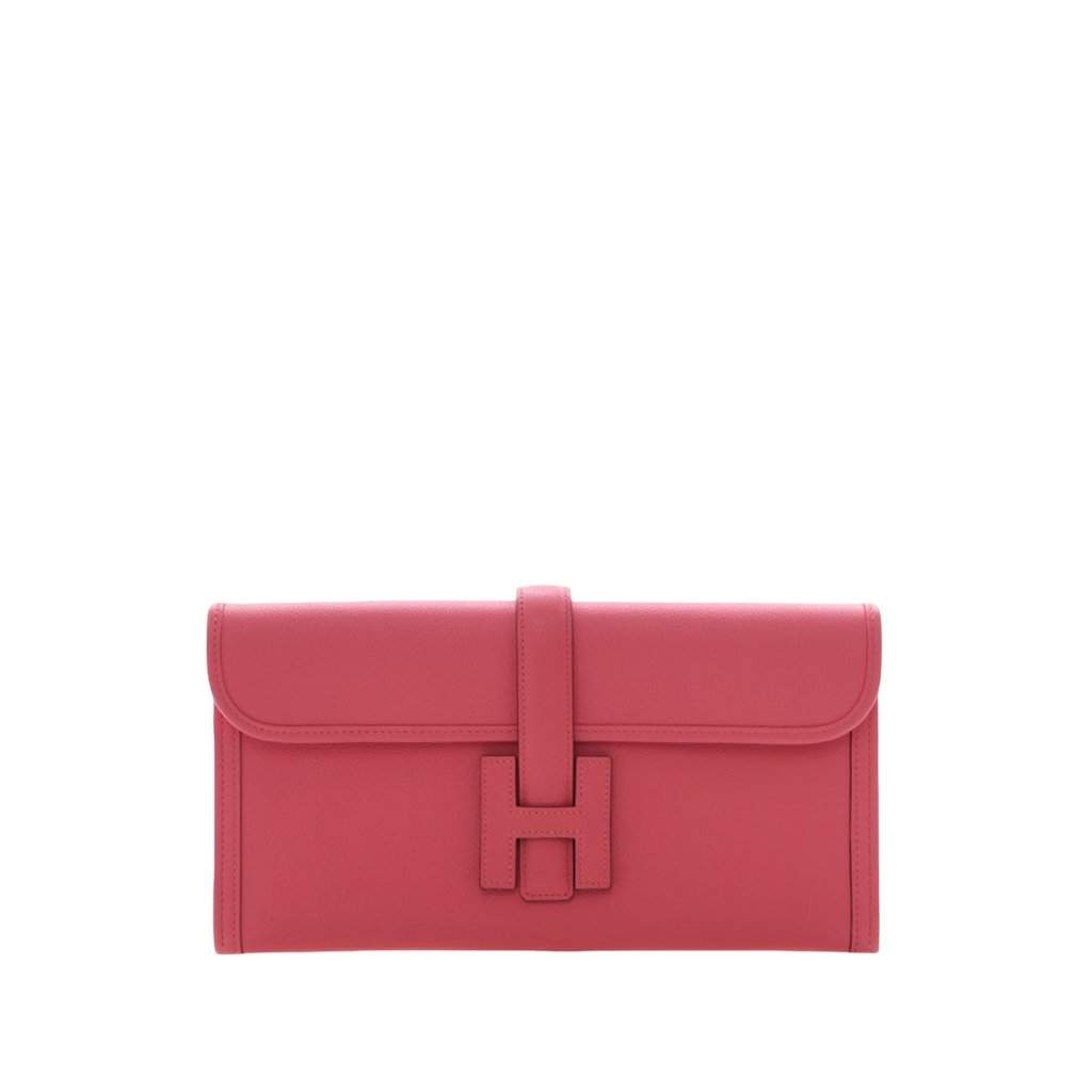 Hermès Evercolor Jige Elan 29 Pink Leather Very good condition - Front View