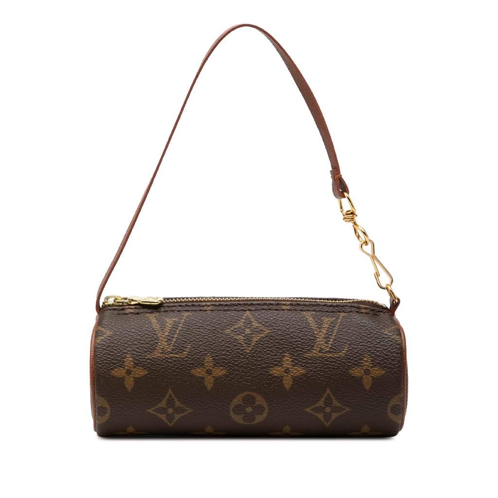 Louis Vuitton Monogram Papillon Pochette Brown Very good - Front View