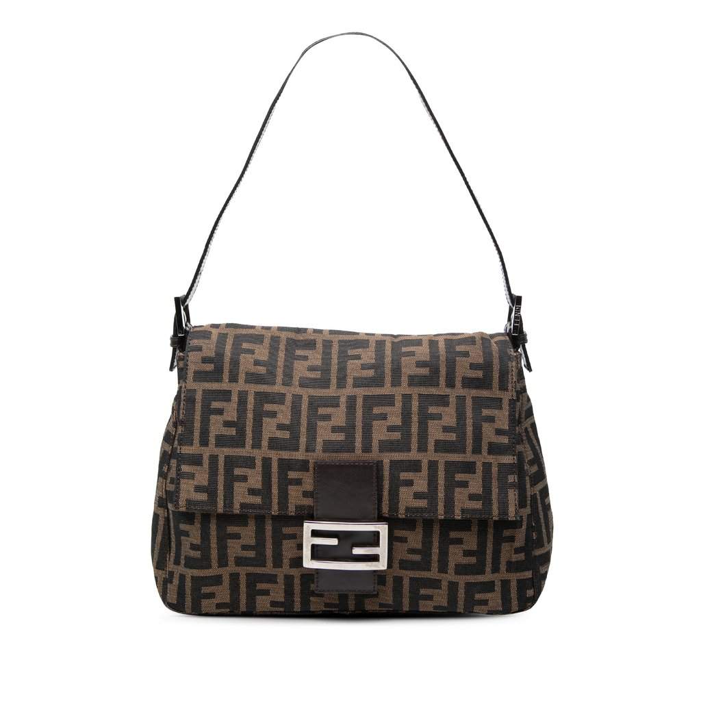 Fendi Zucca Canvas Mamma Forever Brown Very good - Front View