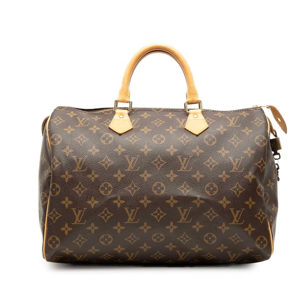 Louis Vuitton Monogram Speedy 35 Brown Very good condition - Front View
