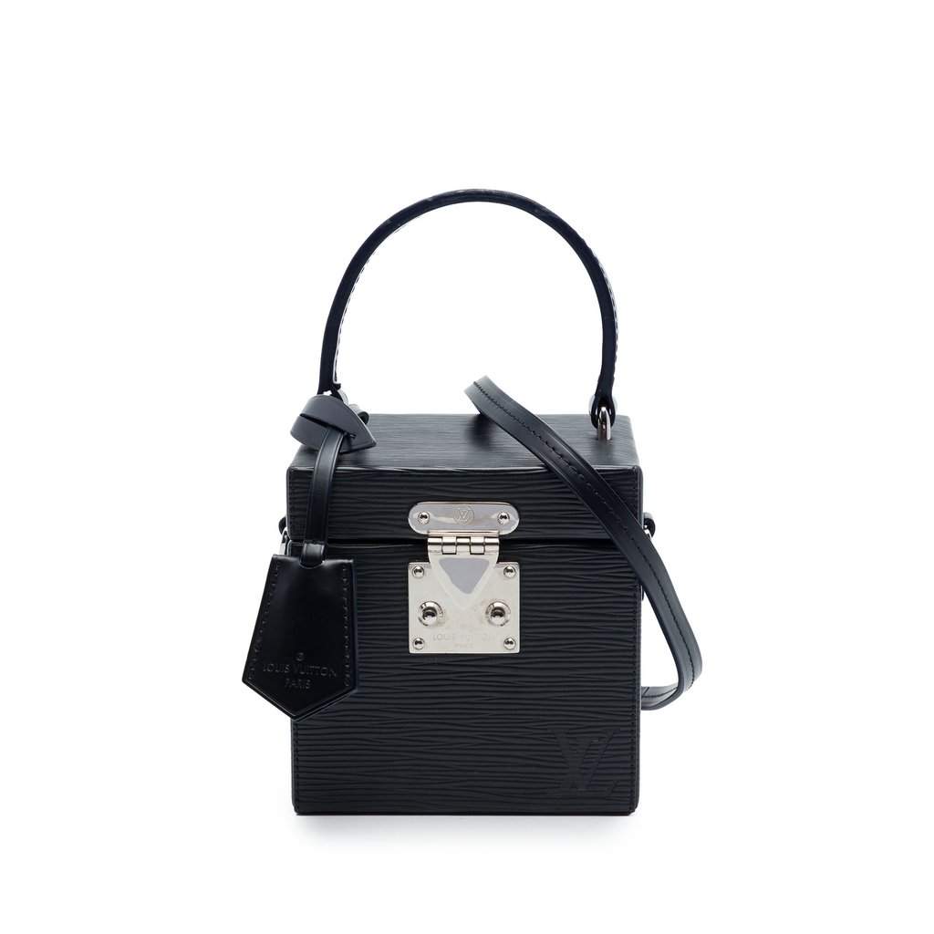 Louis Vuitton Epi Bleecker Box Black Leather Very good - Front View