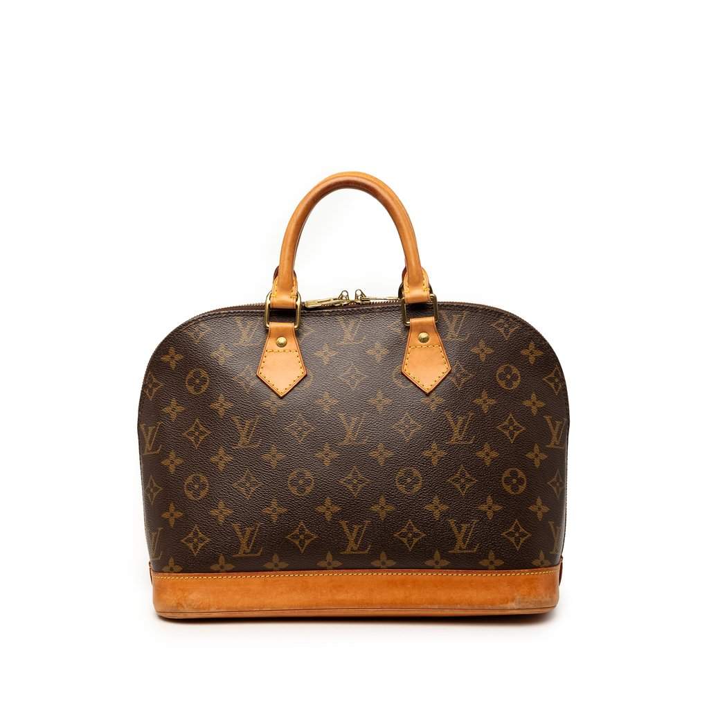 Louis Vuitton Monogram Alma PM Brown Good - Front View