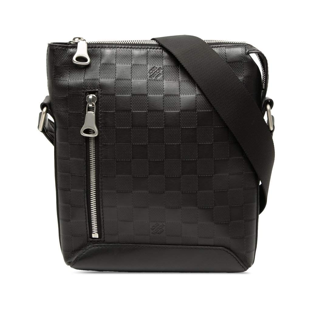 Louis Vuitton Damier Infini Discovery Messenger BB Black Leather Very good condition - Front View