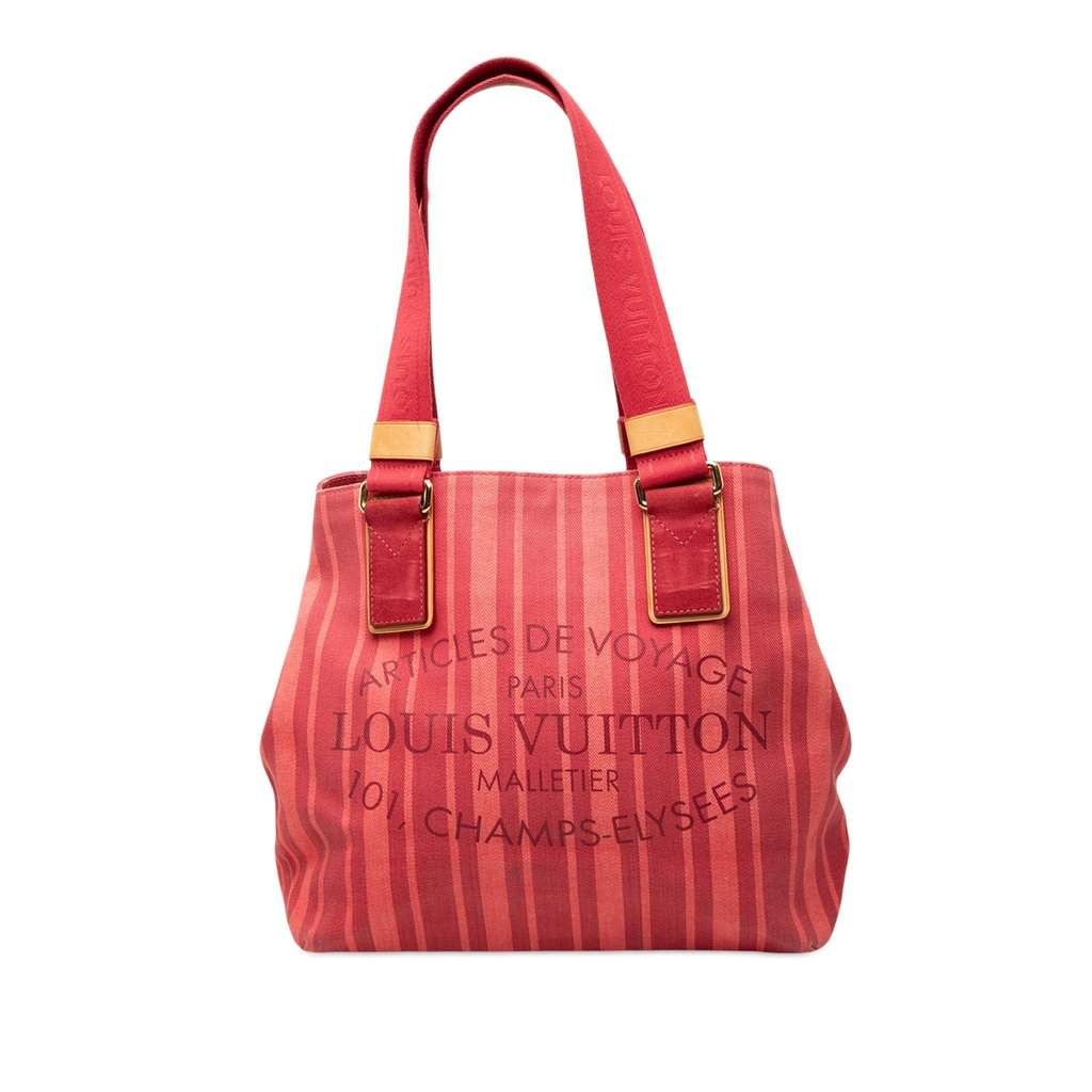 Louis Vuitton Canvas Plein Soleil Cabas PM Red Very good condition - Front View