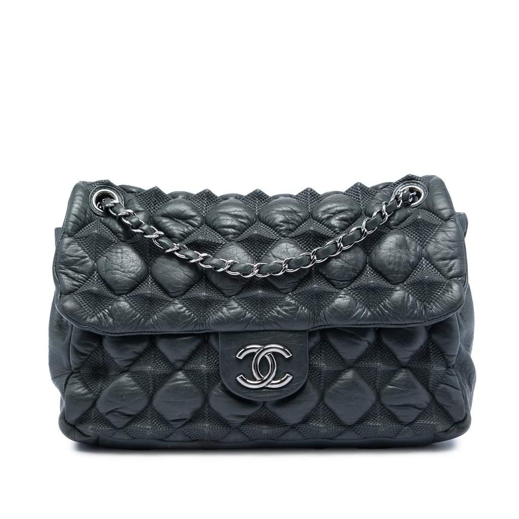 Chanel Paris Moscou Quilted Lambskin Stravinsky Flap MultiColor Leather Very good - Front View