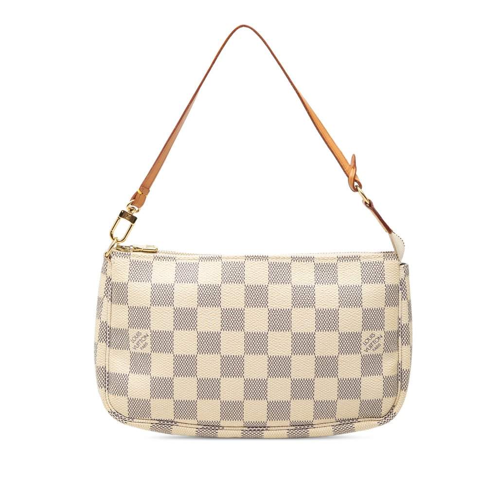 Louis Vuitton Damier Azur Pochette Accessoires White Very good condition - Front View