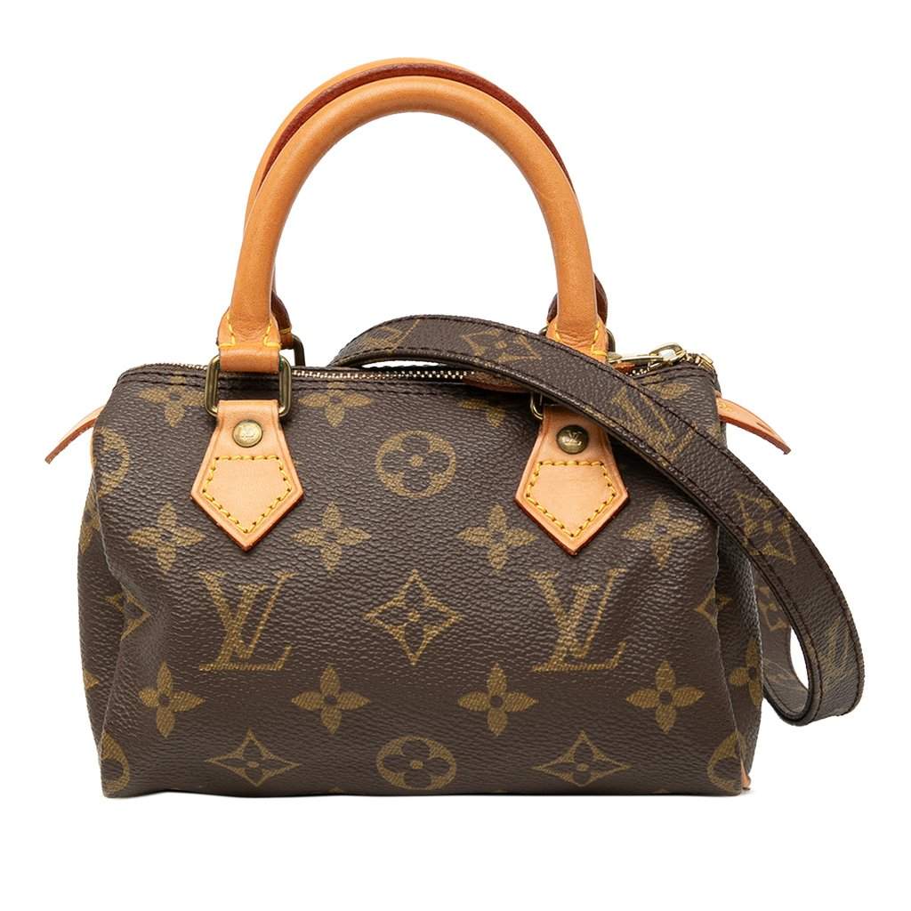 Louis Vuitton Monogram Mini Speedy HL Brown Very good condition - Front View