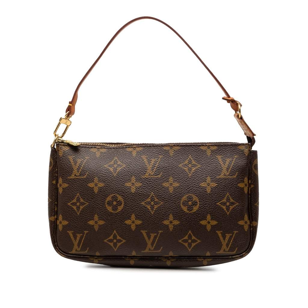 Louis Vuitton Monogram Pochette Accessoires Brown Good condition - Front View
