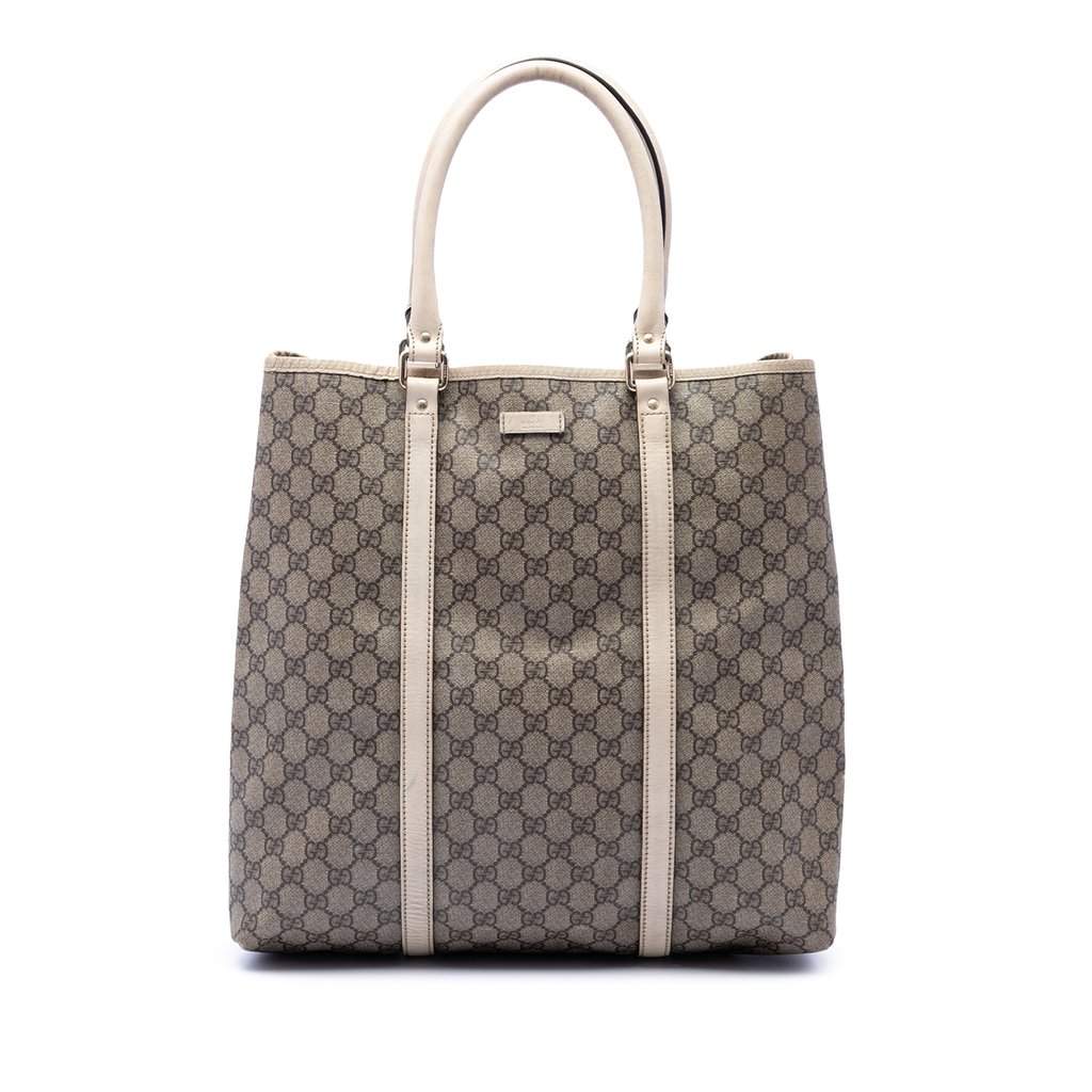 Gucci GG Supreme Joy Vertical Tote Beige Very good condition - Front View
