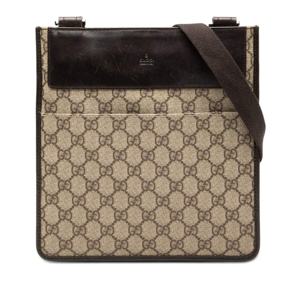 Gucci GG Supreme Crossbody Beige Very good condition - Front View