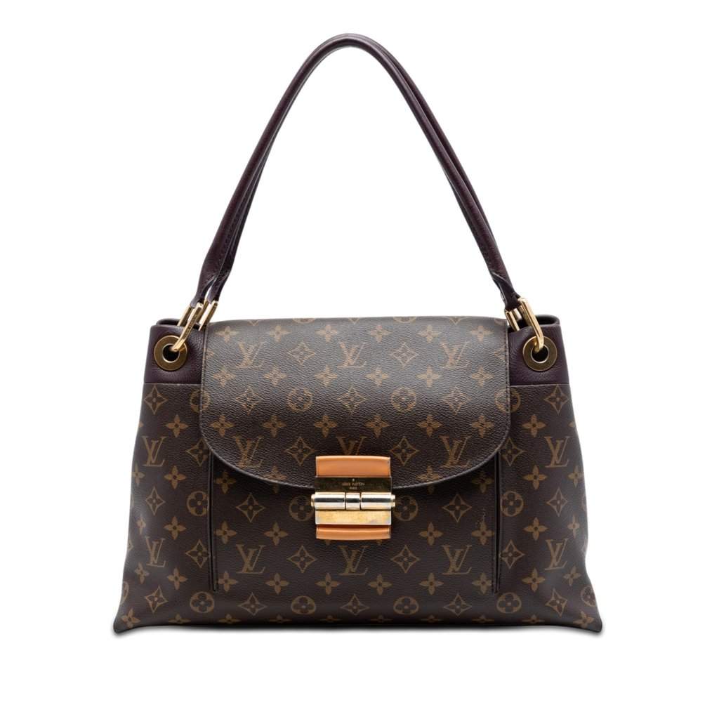 Louis Vuitton Monogram Olympe MM Brown Very good condition - Front View