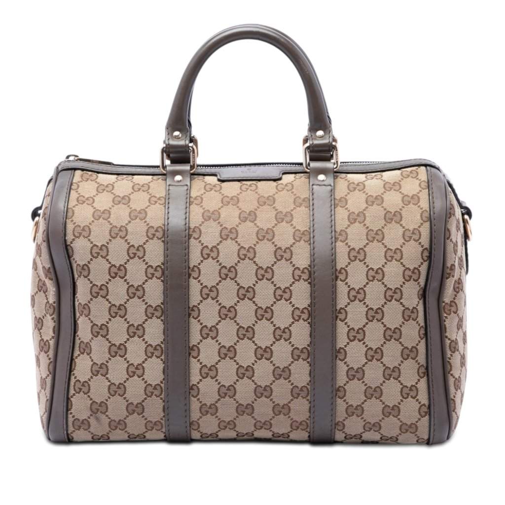 Gucci Medium GG Canvas Joy Boston Bag Beige Very good - Front View