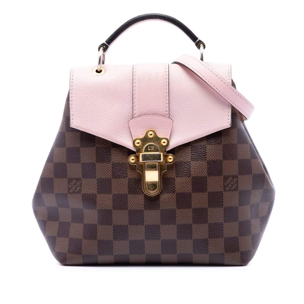 Louis Vuitton Damier Ebene Clapton Brown Very good condition - Front View