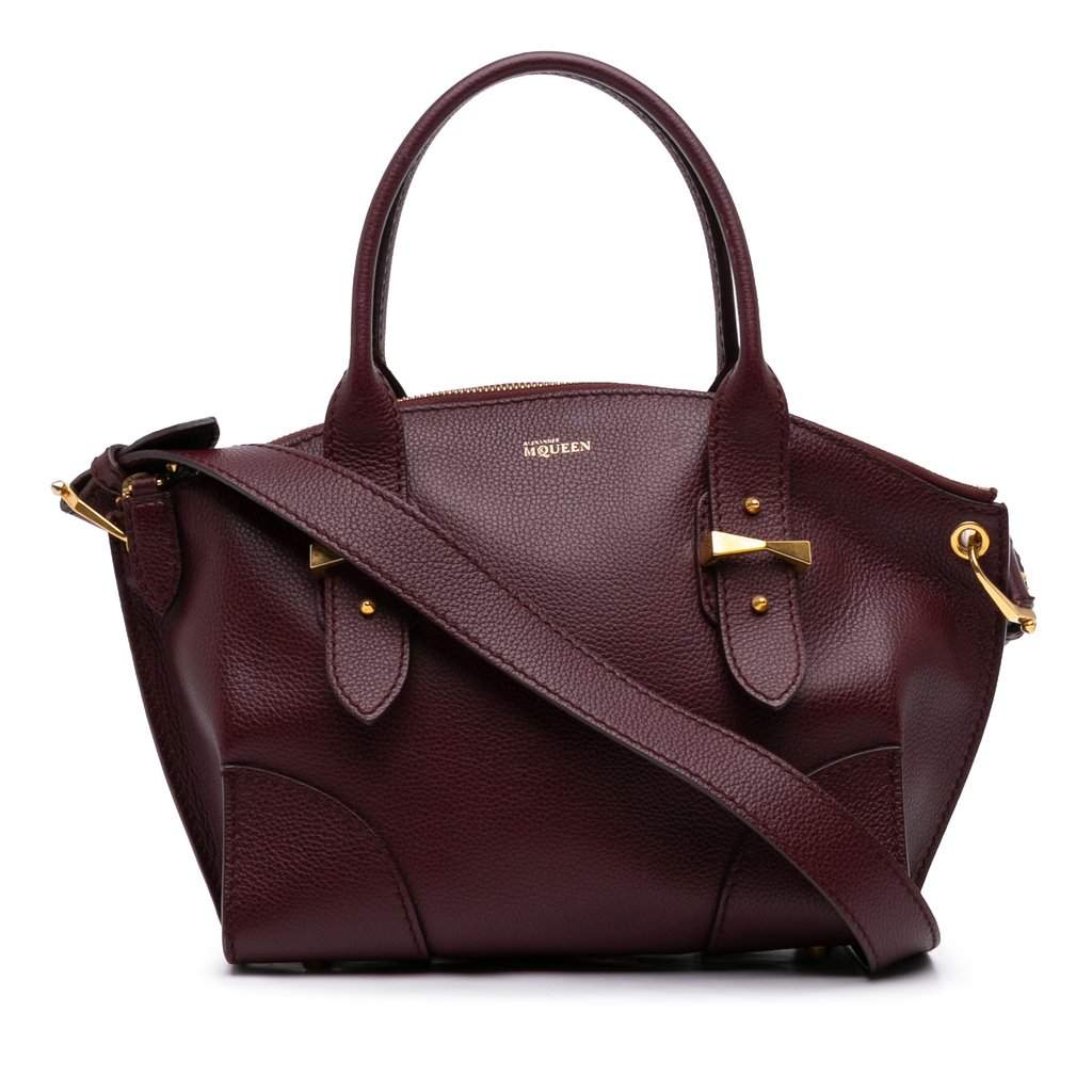 Alexander McQueen Small Leather Legend Satchel Red Leather Very good - Front View