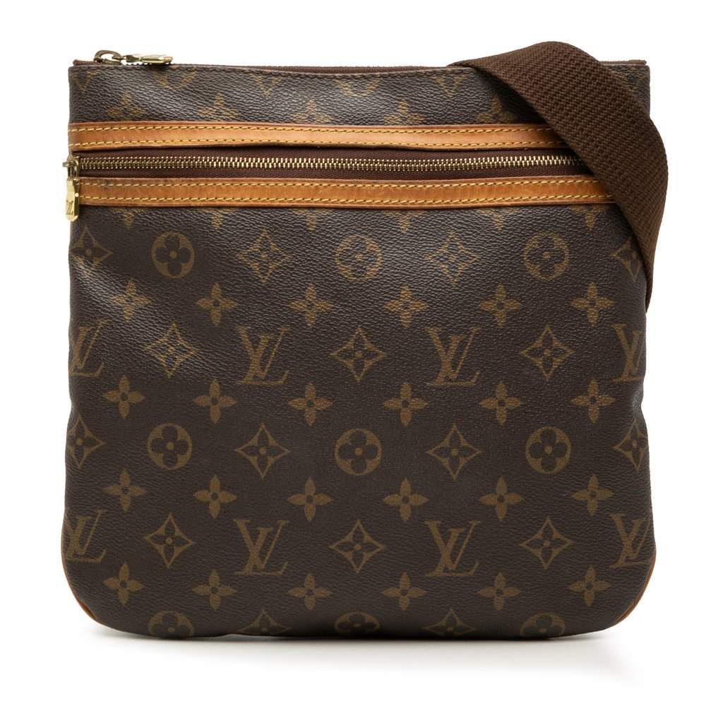Louis Vuitton Monogram Bosphore Pochette Brown Very good condition - Front View