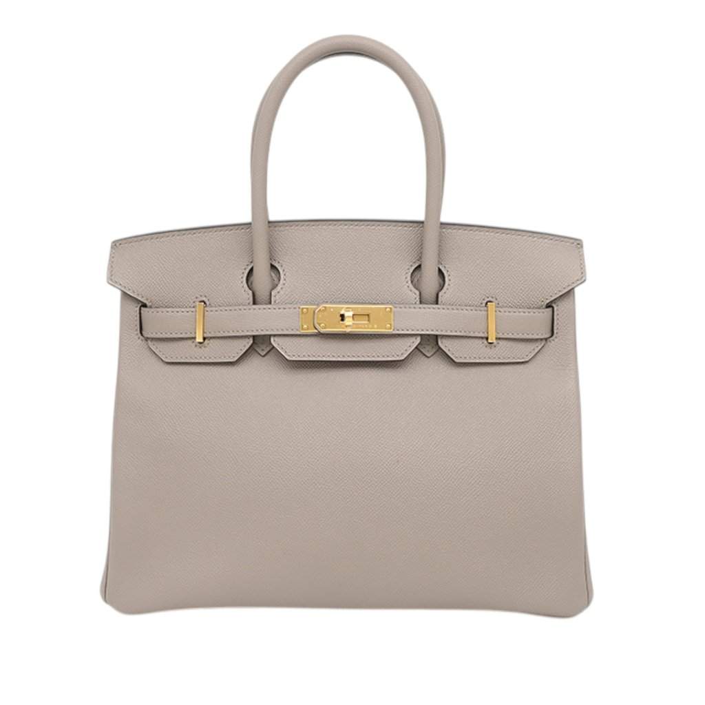 Hermès Epsom Birkin Retourne 30 Brown Leather Very good - Front View
