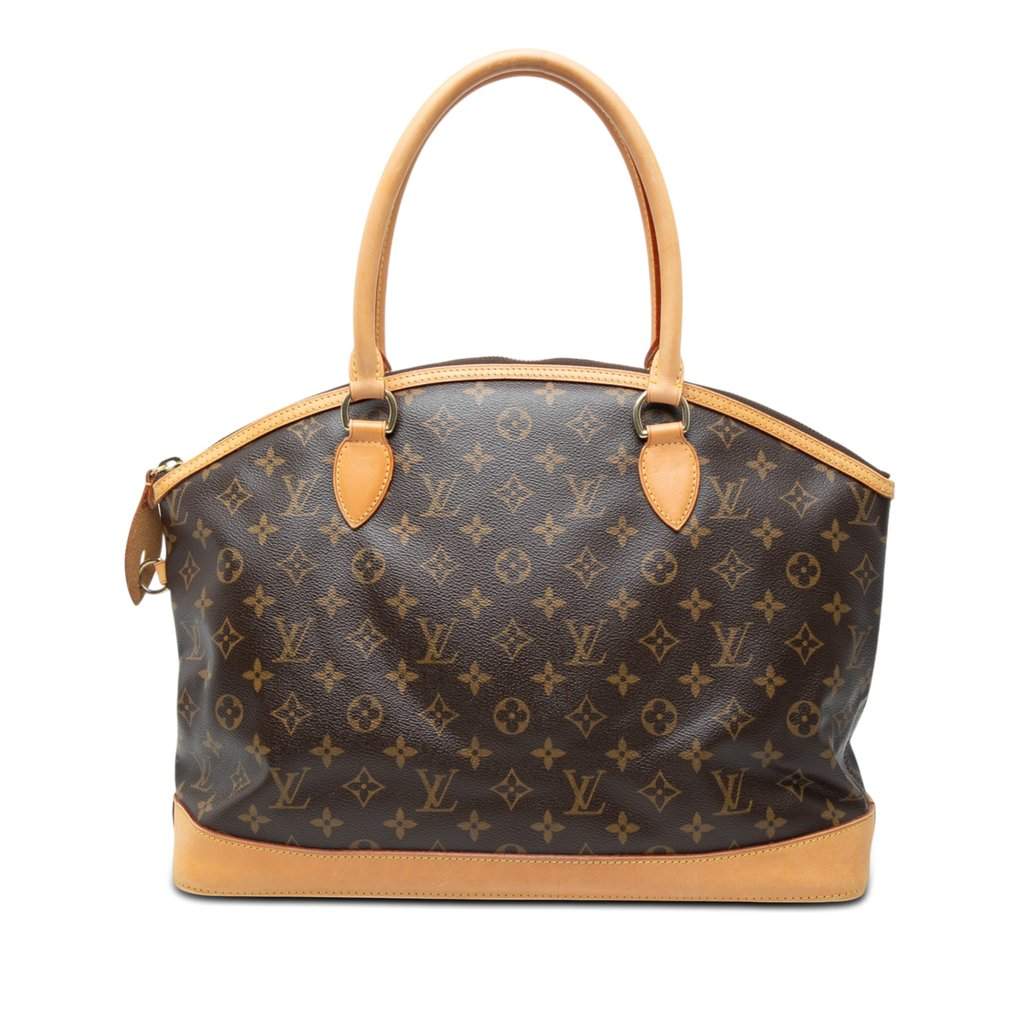 Louis Vuitton Monogram Lockit Horizontal Brown Very good - Front View