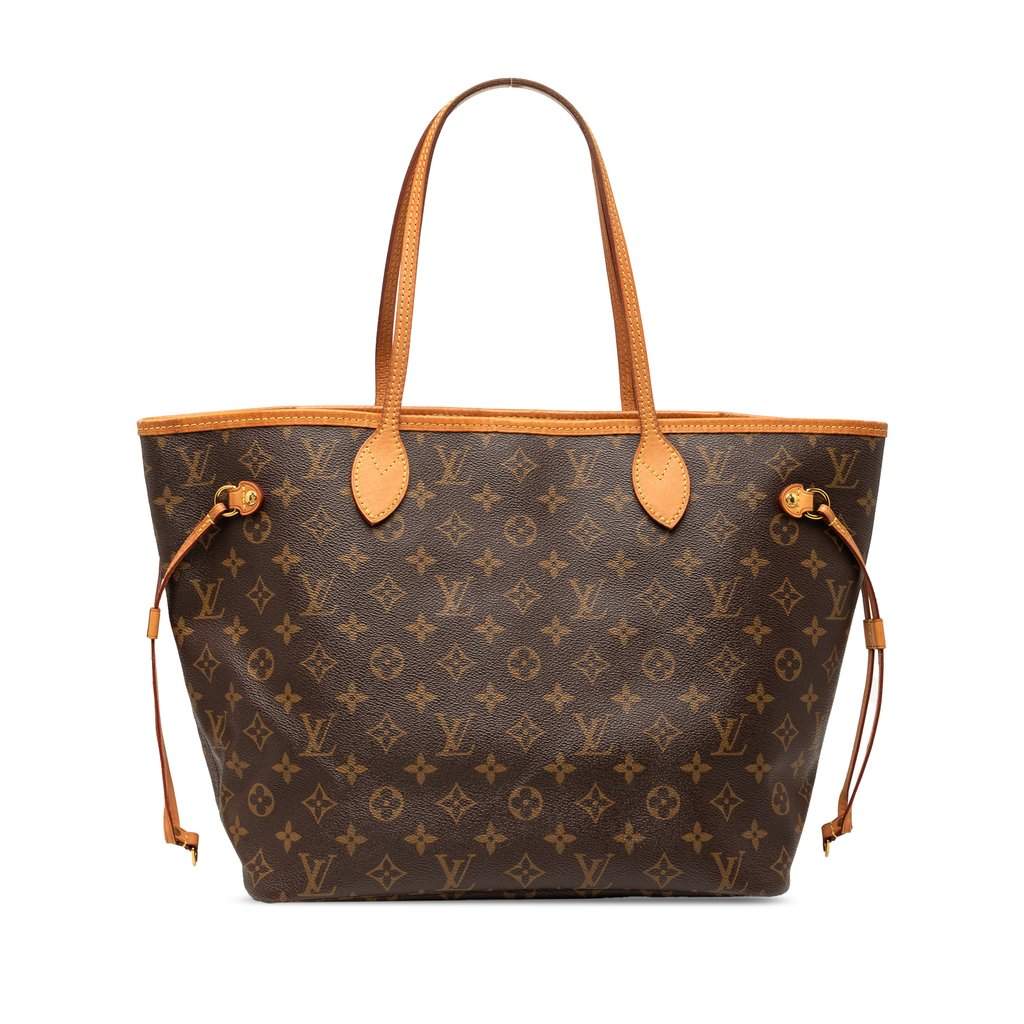 Louis Vuitton Monogram Neverfull MM Brown Very good - Front View