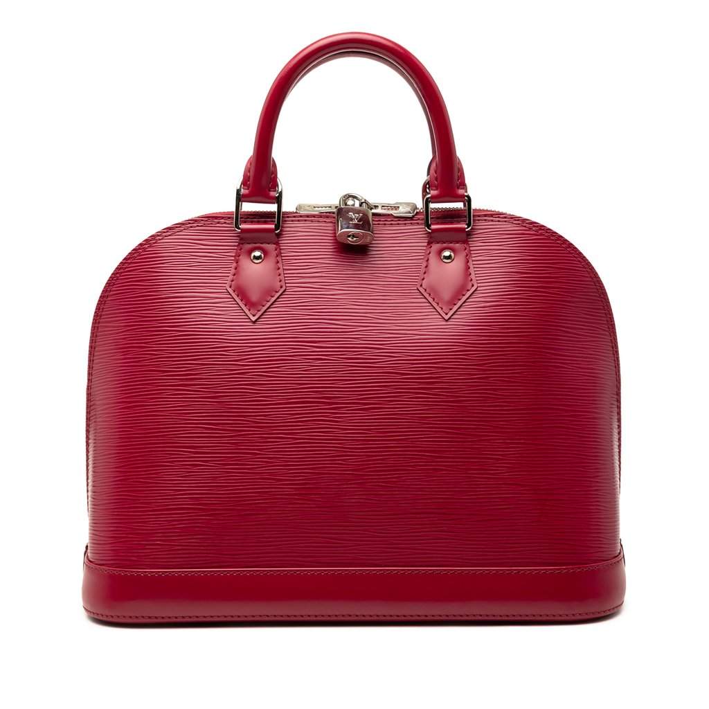 Louis Vuitton Epi Alma PM Red Leather Very good condition - Front View