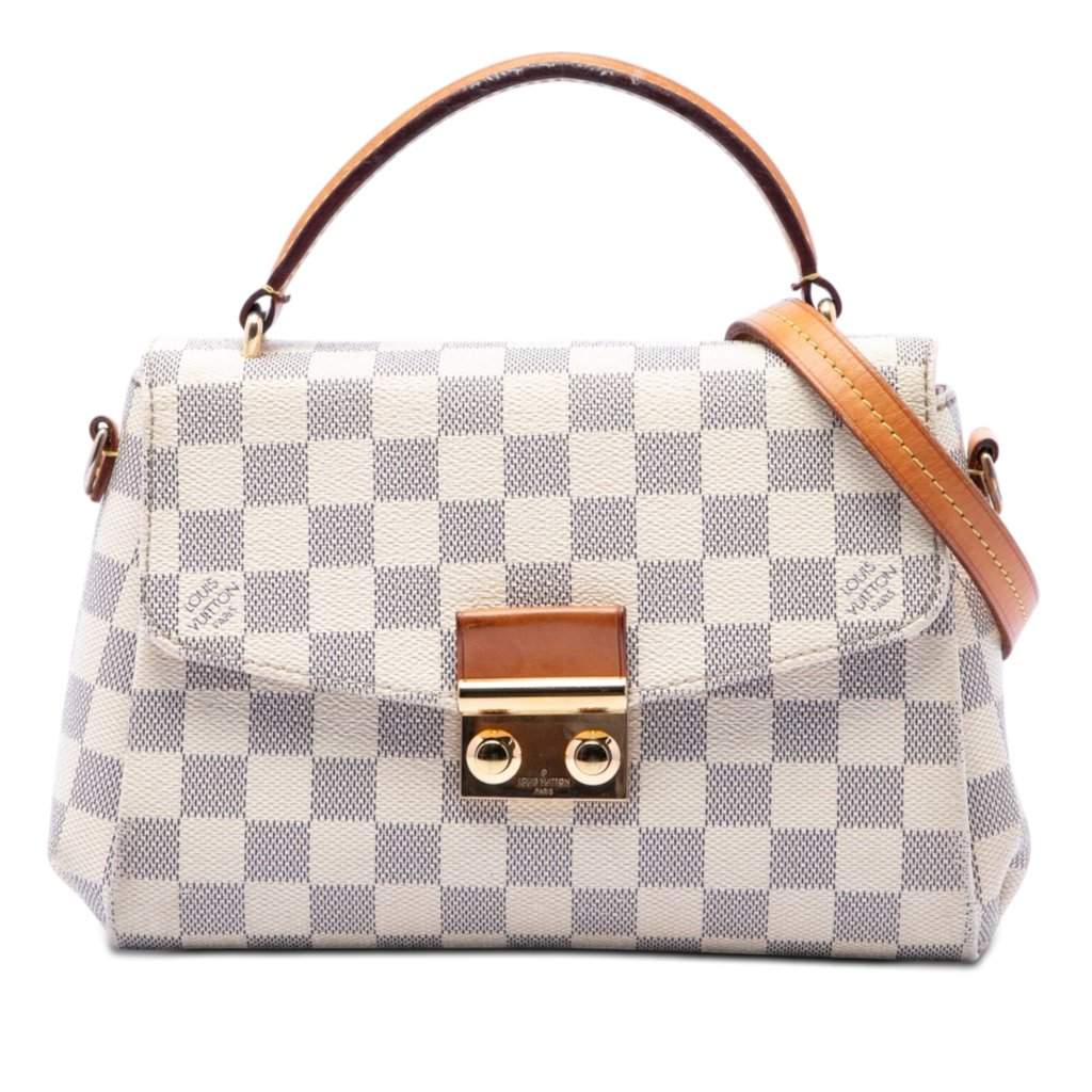 Louis Vuitton Damier Azur Croisette White Very good condition - Front View