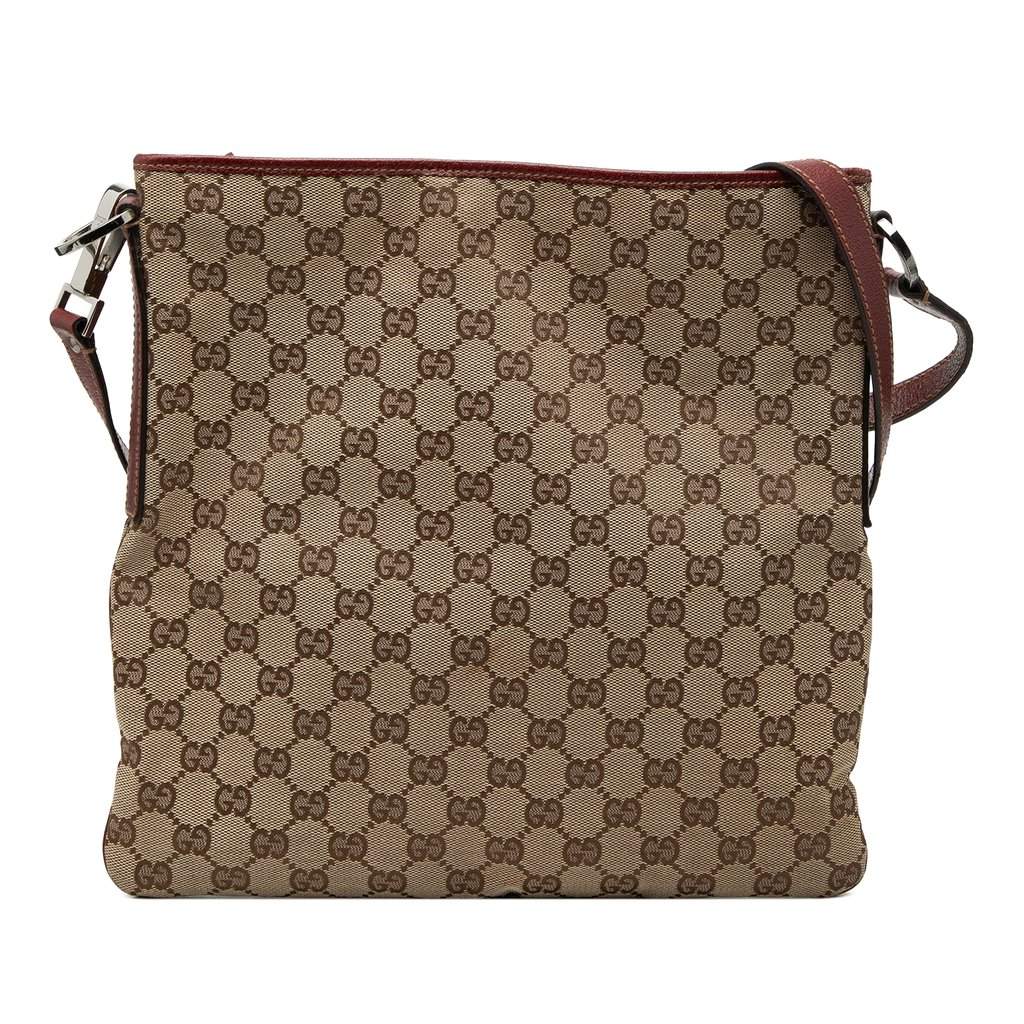 Gucci GG Canvas Crossbody Beige Very good condition - Front View