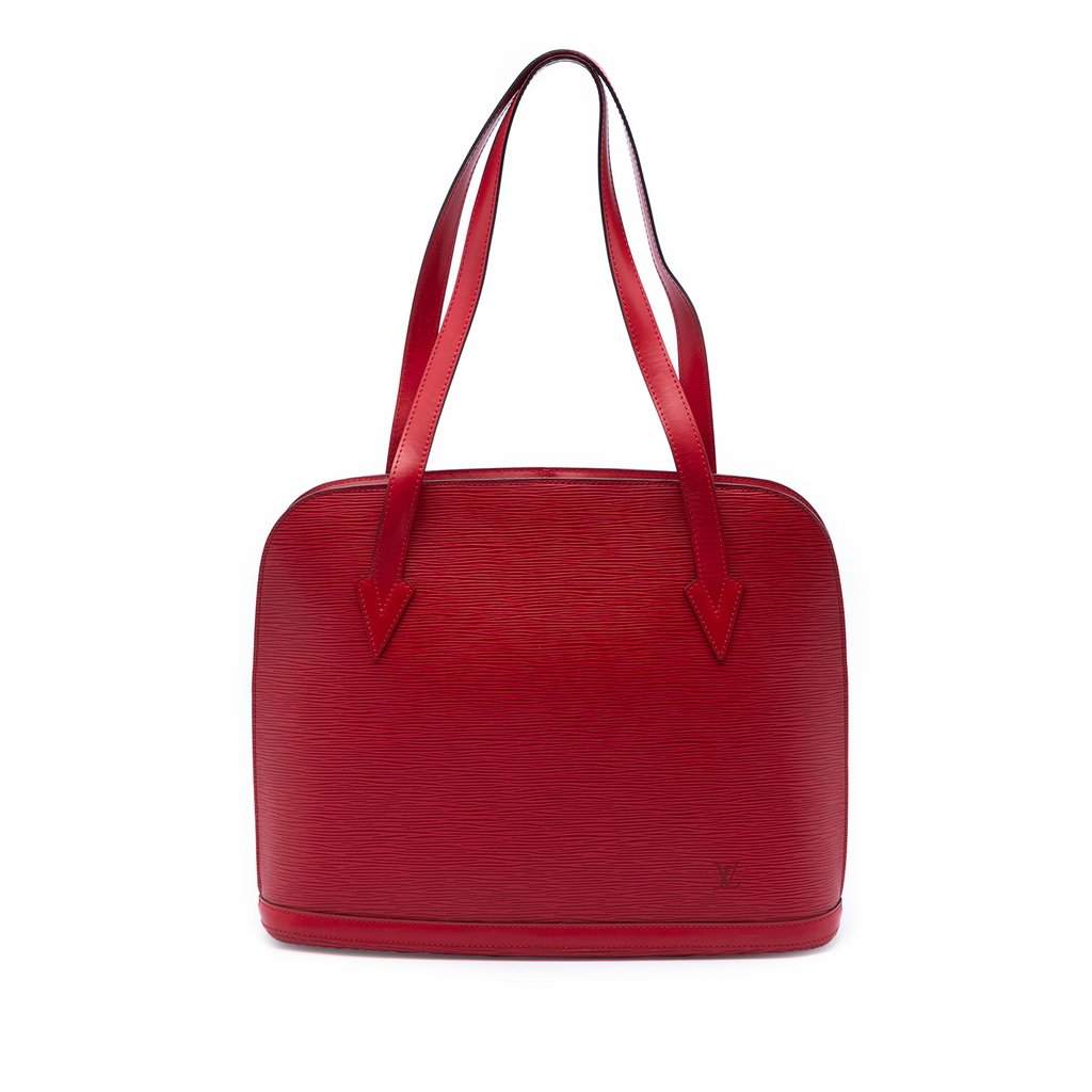 Louis Vuitton Epi Lussac Red Leather Very good condition - Front View