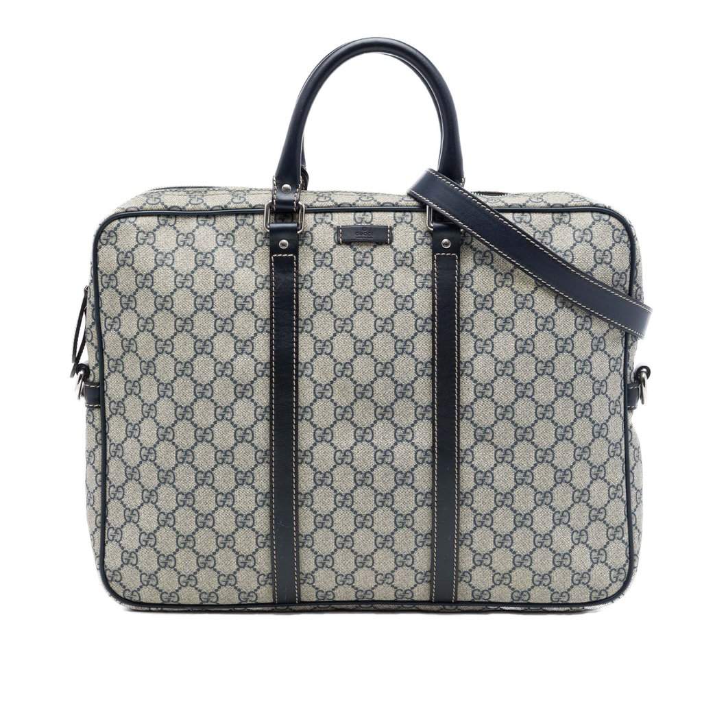 Gucci GG Supreme Business Bag Beige Very good condition - Front View