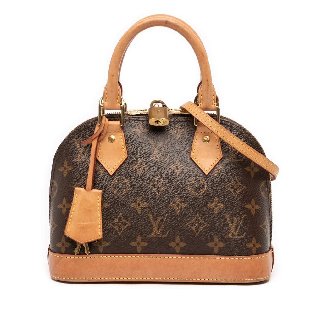 Louis Vuitton Monogram Alma BB Brown Very good condition - Front View