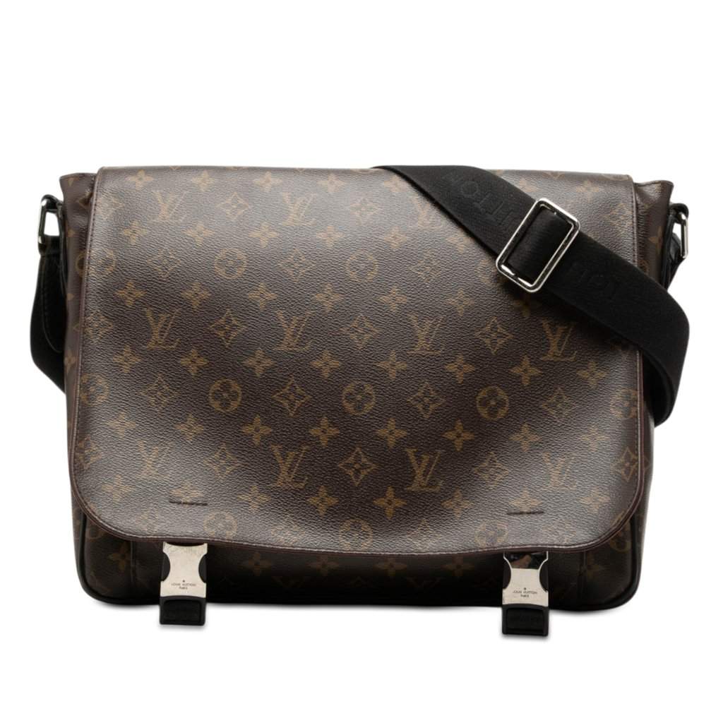 Louis Vuitton Monogram Macassar Clarence Brown Good - Front View