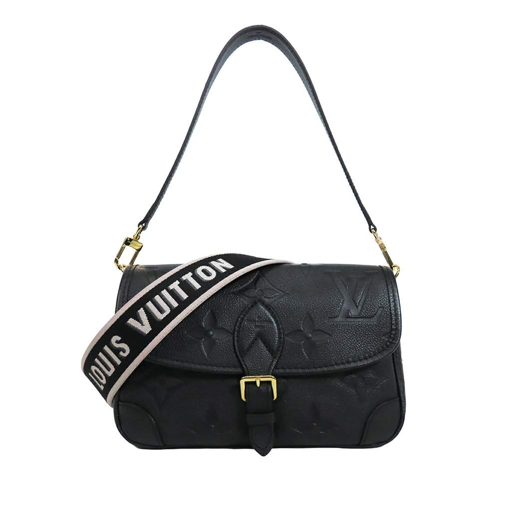 Louis Vuitton Monogram Empreinte Diane Black Leather Very good condition - Front View