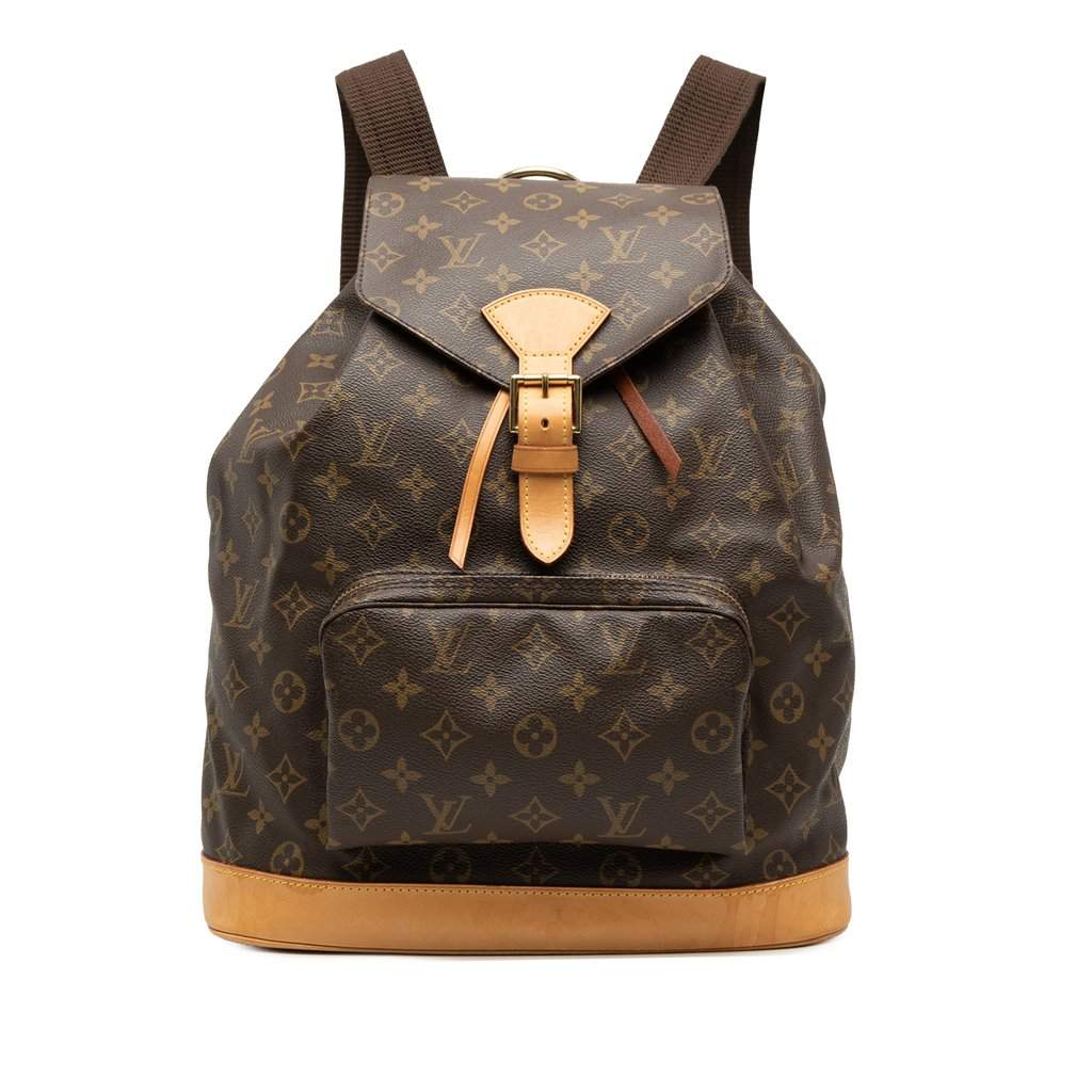 Louis Vuitton Monogram Montsouris GM Brown Very good - Front View