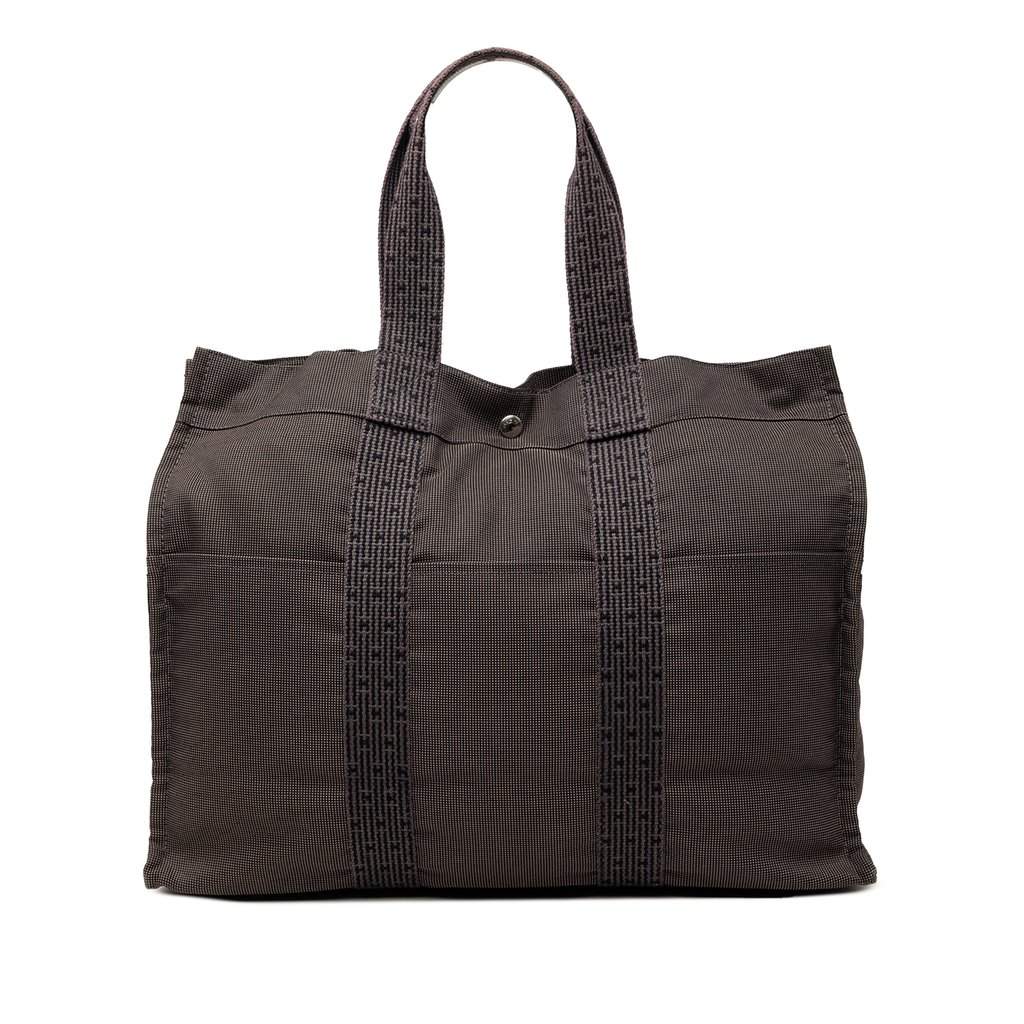 Hermès Canvas Herline GM Brown Very good - Front View