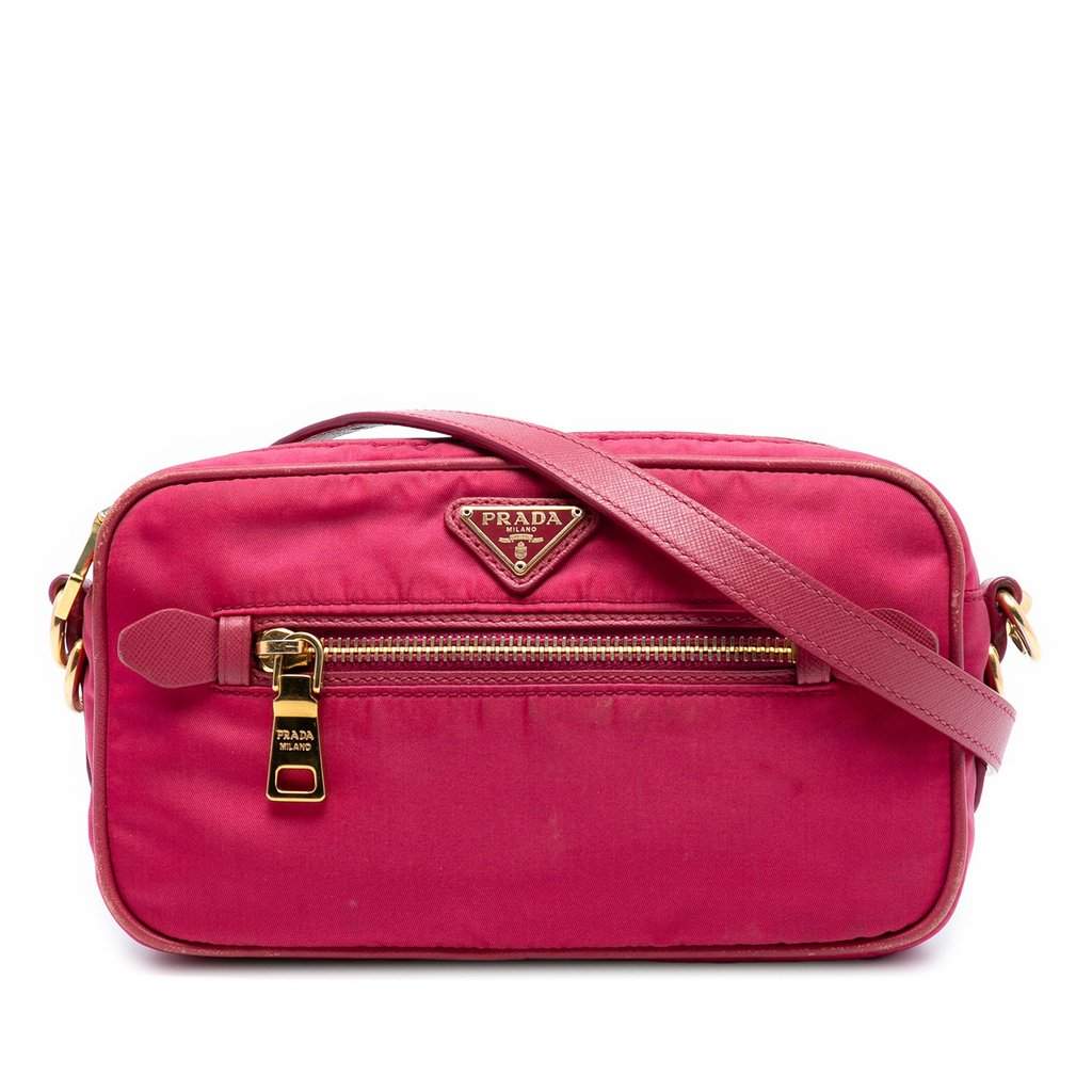 Prada Tessuto Crossbody Pink Very good condition - Front View