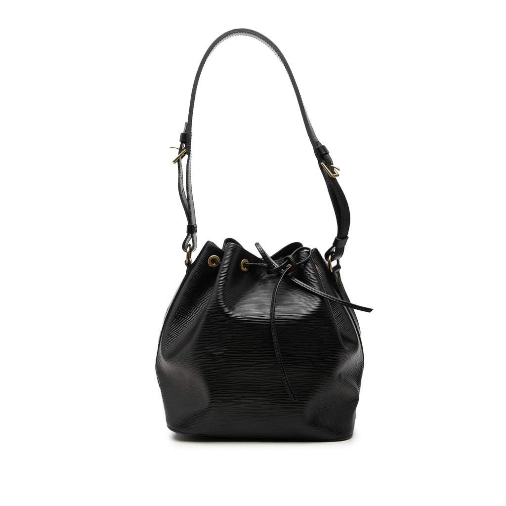 Louis Vuitton Epi Petit Noe Black Leather Very good - Front View