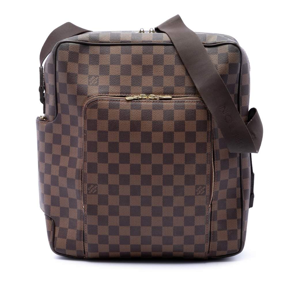 Louis Vuitton Damier Ebene Olav GM Brown Very good condition - Front View