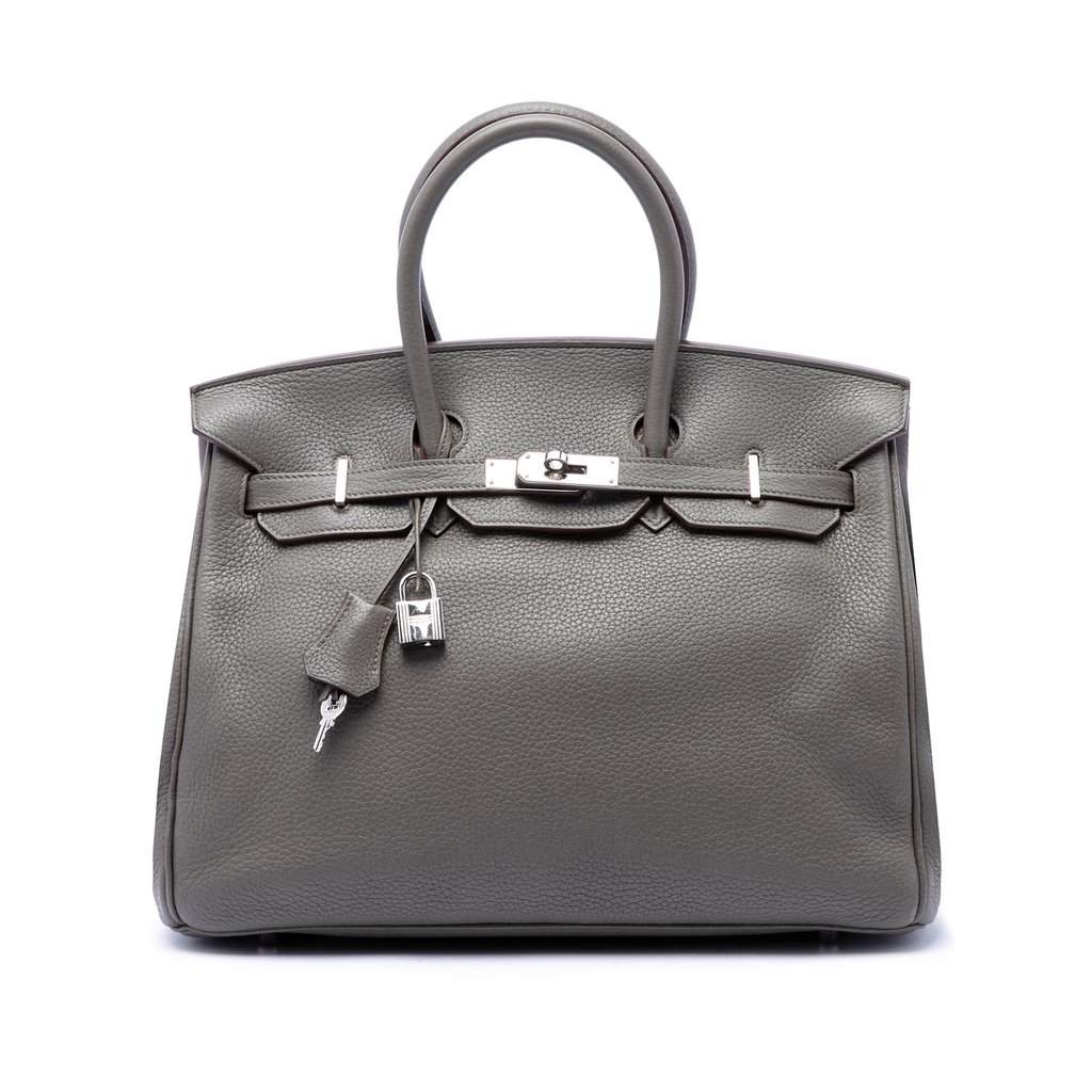 Hermès Clemence Birkin Retourne 35 MultiColor Leather Very good - Front View