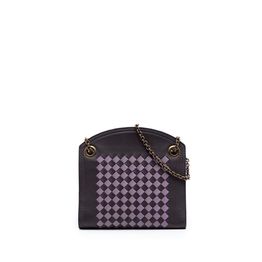 Bottega Veneta Nappa Intrecciato Chain Wallet MultiColor Leather Very good condition - Front View
