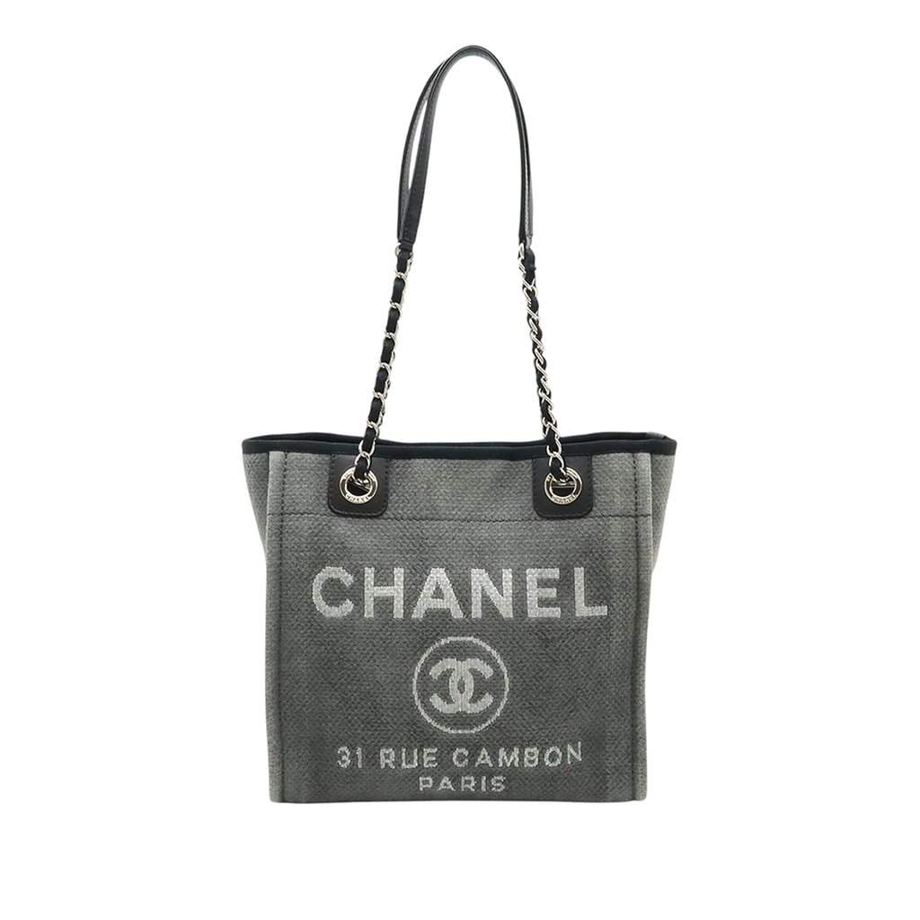 Chanel Mini Canvas Deauville Tote MultiColor Very good condition - Front View