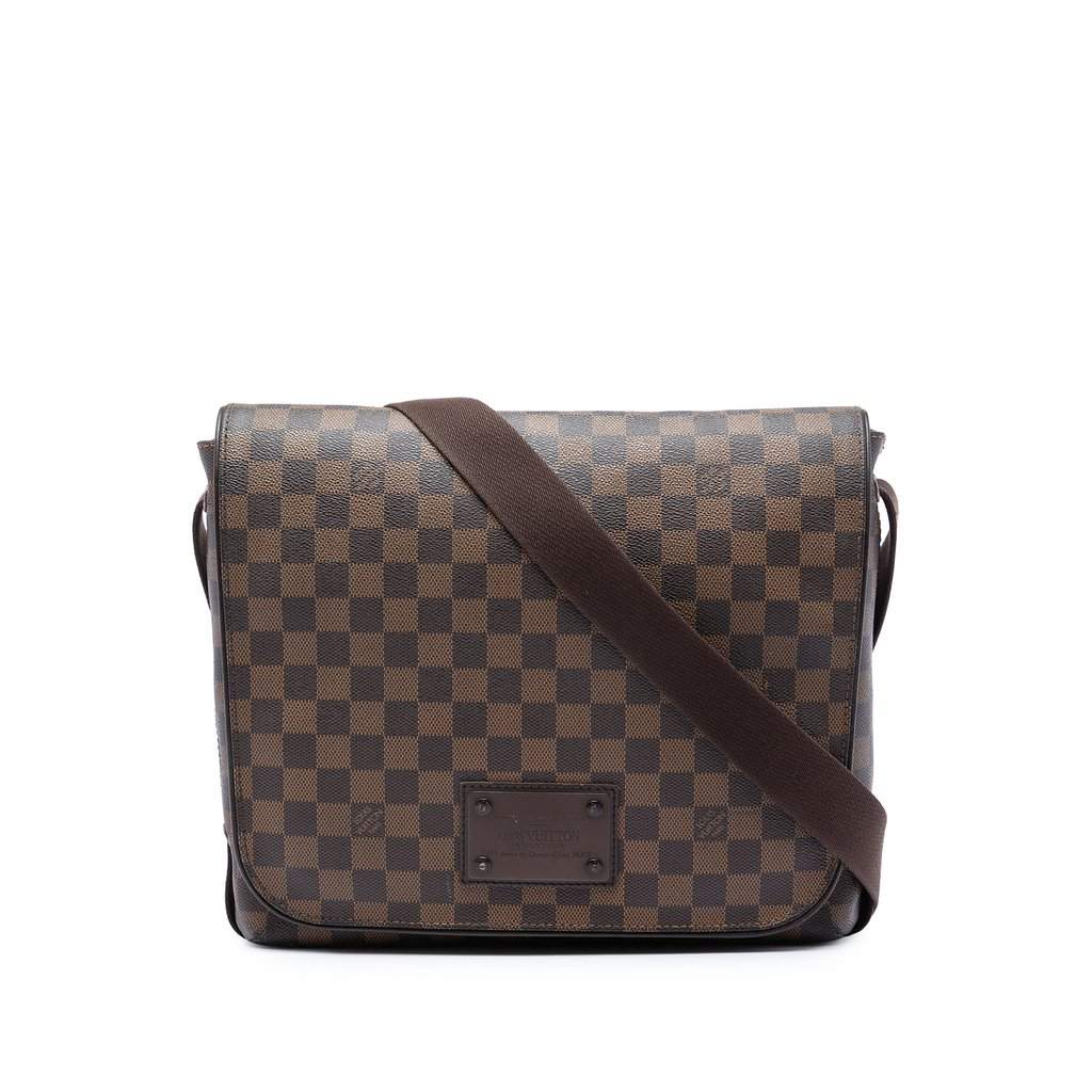 Louis Vuitton Damier Ebene Brooklyn MM Brown Very good condition - Front View