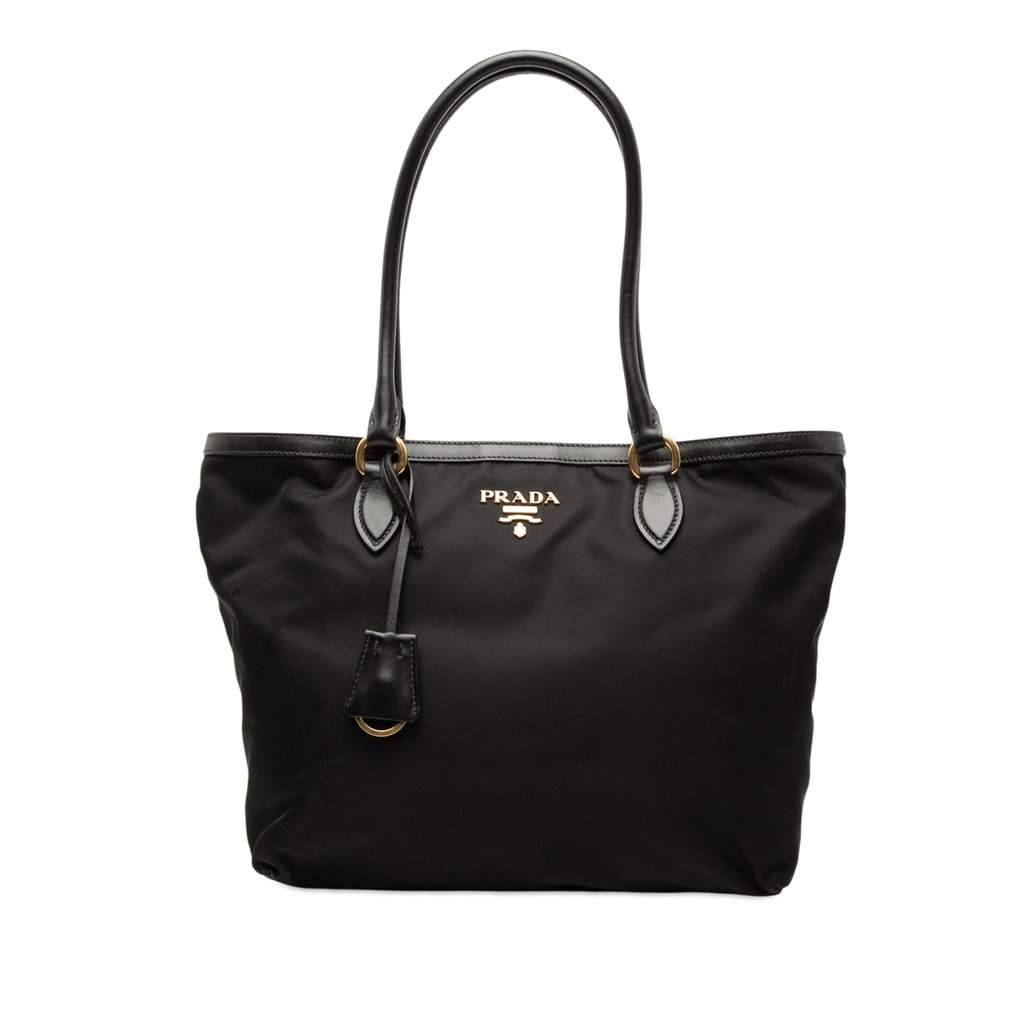 Prada Tessuto Tote Black Very good - Front View