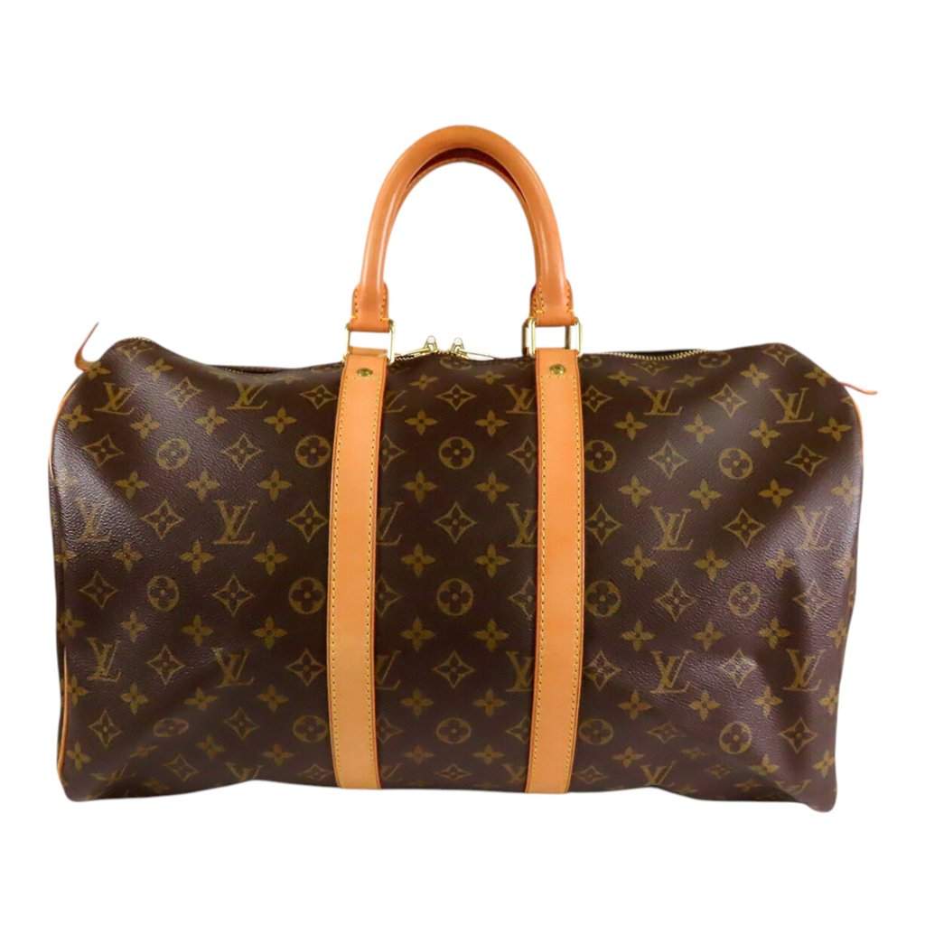 Louis Vuitton Monogram Keepall 45 Brown Very good condition - Front View
