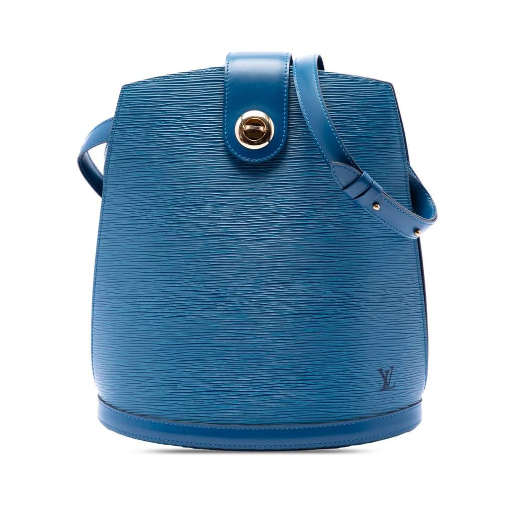 Louis Vuitton Epi Cluny Blue Leather Very good condition - Front View