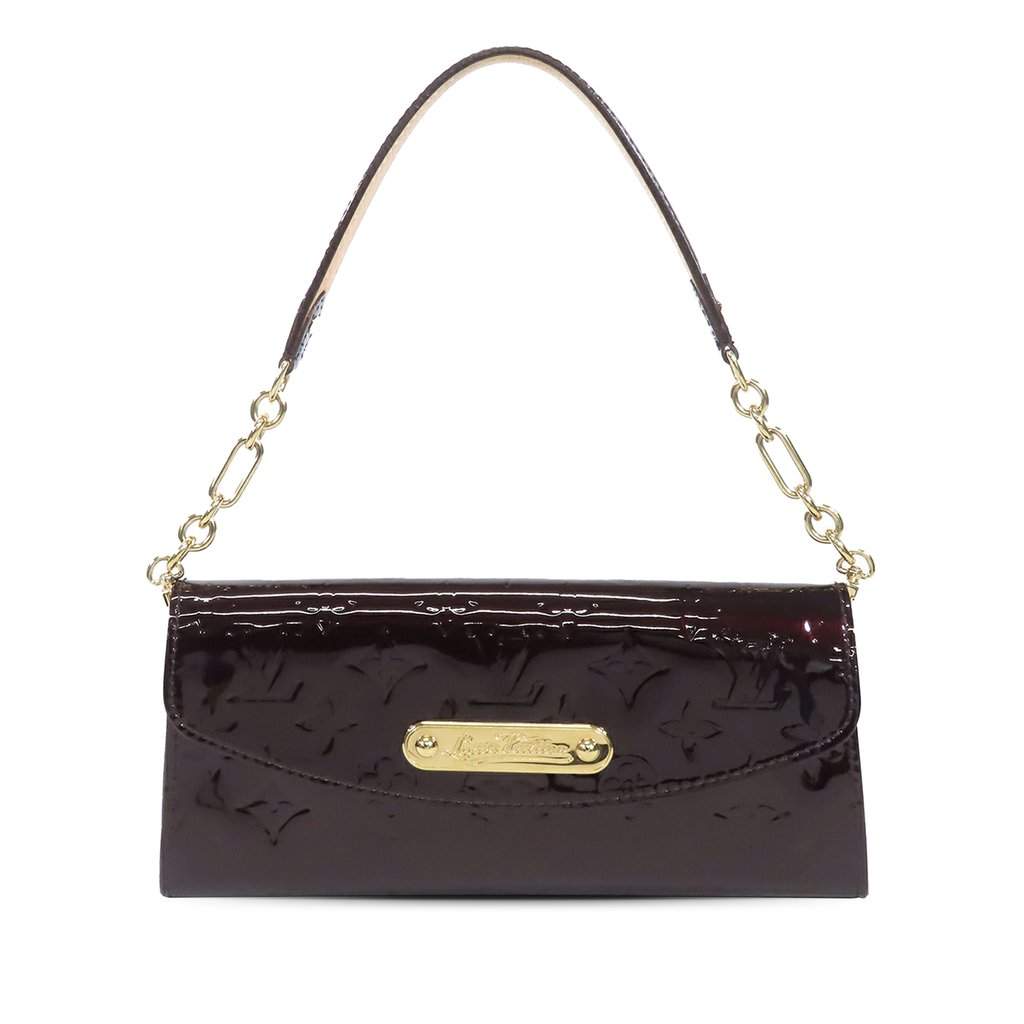 Louis Vuitton Monogram Vernis Sunset Boulevard Purple Leather Very good - Front View