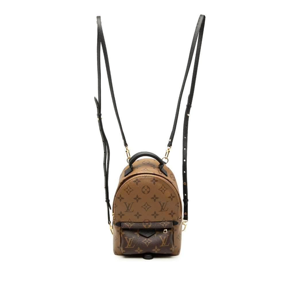 Louis Vuitton Monogram Reverse Mini Palm Springs Brown Very good - Front View
